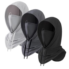 3 Pack Balaclava Sun UV Protection Hood Breathable Full Head Mask Face Cover ...