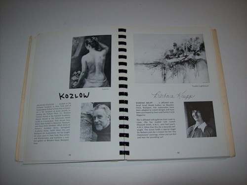 De colección 1980 Artistas de la Asociación de Arte Rockport 60 Aniversario Edición MA X - Imagen 9 de 15