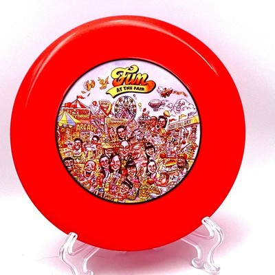 Fun at the Fair Souvenir Collector Flying Disc Colorful Plastic 9 