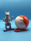 Vintage 1999 Pokemon Burger King Mewtwo Toy With Pokeball Keyclip