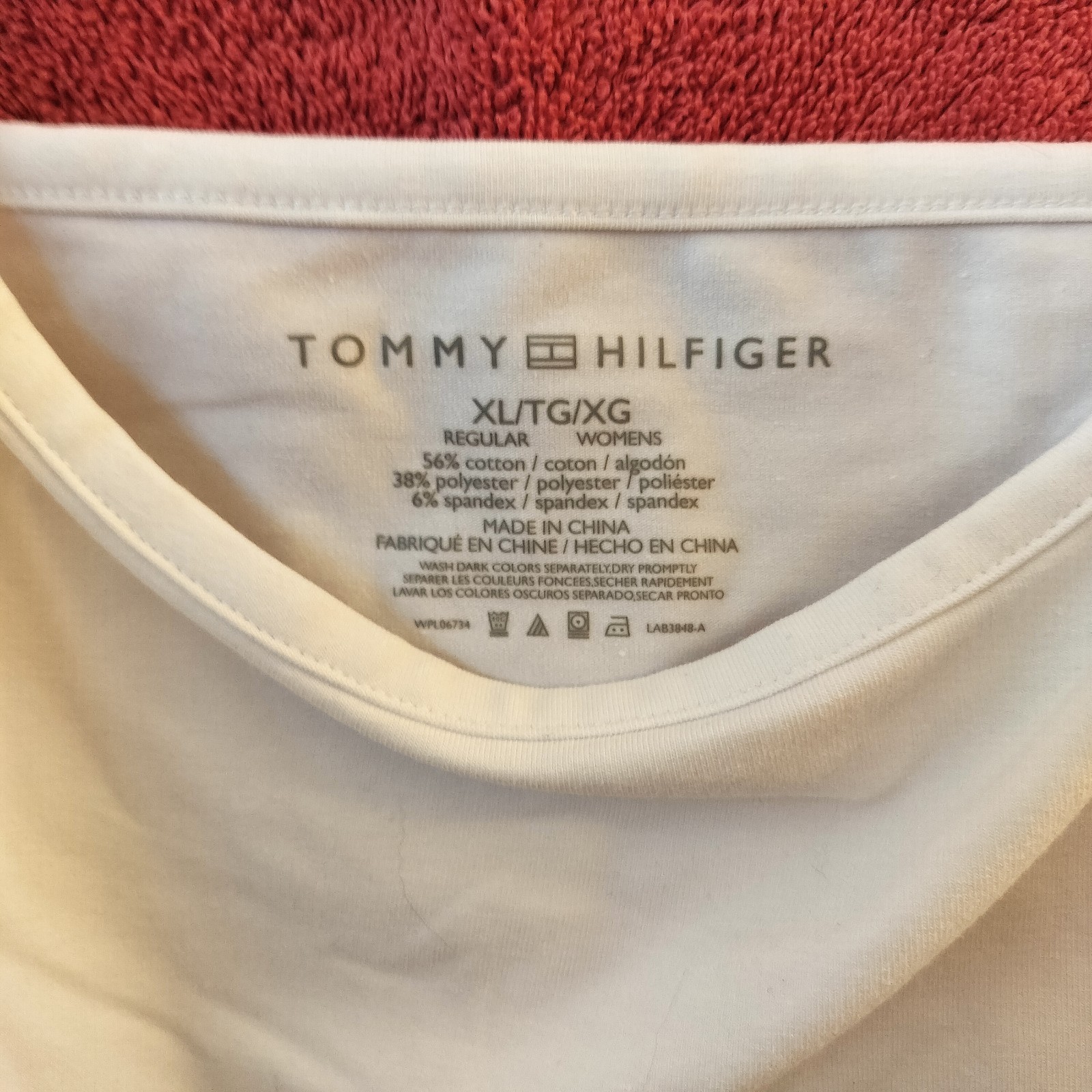 New with Tags, Set of 2 Tommy Hilfiger Cami Tops Women's Size XL White thumbnail 2