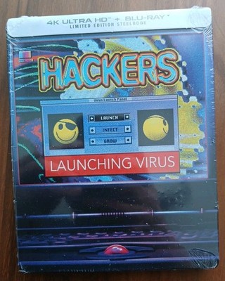 HACKERS-1995 (4K Ultra-Blu-Ray) Limited Edition Steelbook W/ Features ...