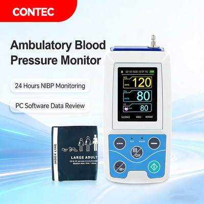 Contec ABPM50 Arm Ambulatory Blood Pressure Monitor 24hours NIBP Holter