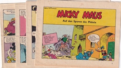 Micky Maus Comic Beilage 30 Auf den Spuren des Phönix komplett
