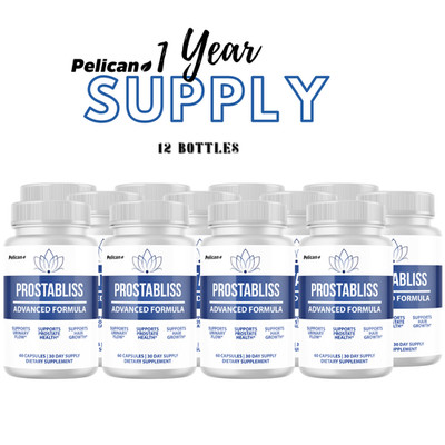 ProstaBliss- Prostate Support- 12 Bottles- 720 Capsules
