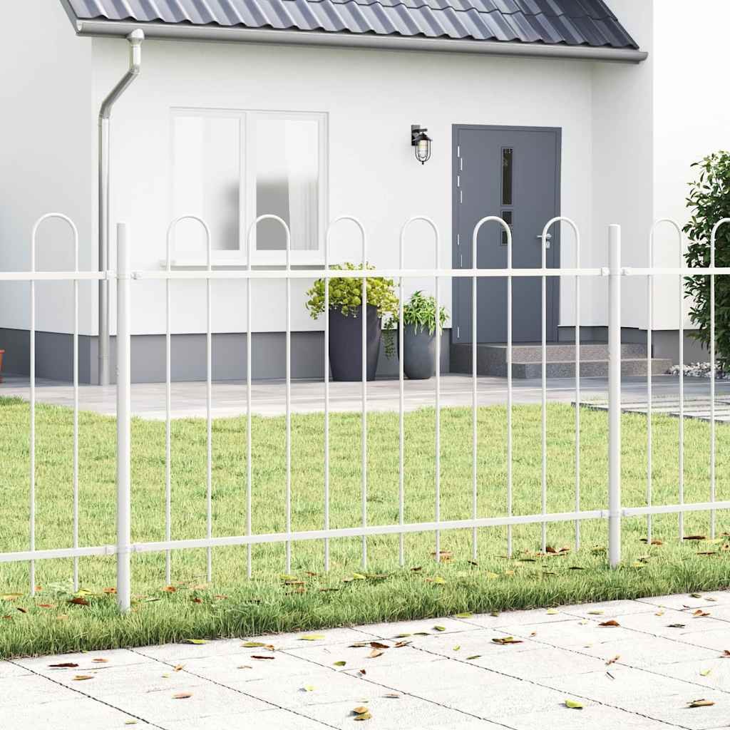 Recinzione per Giardino Bianco 1,7 x 1 m