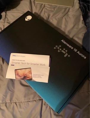 NEW SEALED Dell Alienware 16 Aurora RTX 4050 Gaming Laptop 16  QHD+ 16GB 1TB