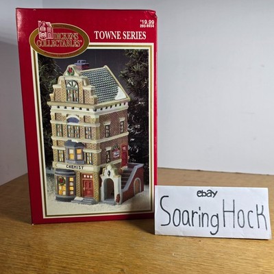 Vintage Dicken's Collectables Towne Series - Chemist House And Tea Shop