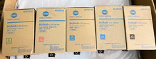 SET OF 5 GENUINE KONICA MINOLTA C35 SERIES TNP22Y, TNP22C, TNP22M, TNP22K,