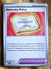 Pokémon Cards: Adversity Policy | 74/86 | Uncommon | Regular | ME: Chaos Rising
