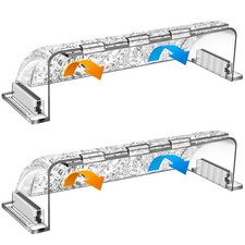 Air Vent Covers Magnetic, 2 Pack Adjustable 9  15.5  , Deflectors, Clear