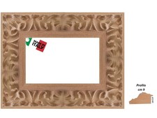 Naturholzrahmen Barockmodell für Drucke, Bilder, Poster Dicke cm. 9
