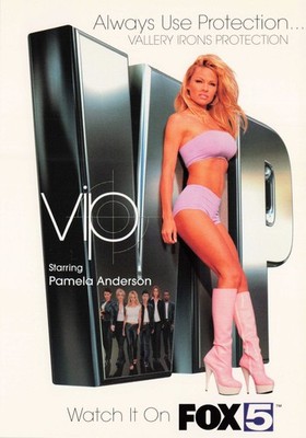 FOX 5 VIP SEXY WOMAN VINTAGE POSTCARD Pamela Anderson Busty