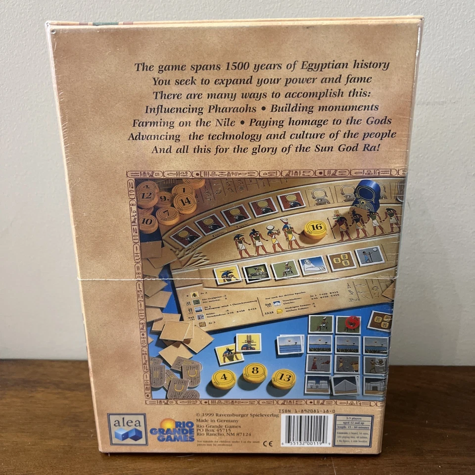 RA BOARD GAME Reiner Knizia 1999 Rio Grande Games English RARE vtg - Image 4 of 4