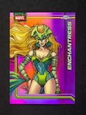 2026 Topps Chrome Marvel Comics Enchantress #35 Pink Refractor /250