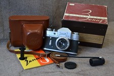 Soviet SLR Zenit-3 Vintage camera 1961    lens Industar- 50 3.5/50mm