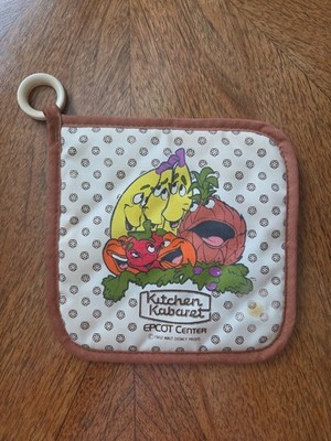 1982 EPCOT CENTER Kitchen Kabaret Hot Pad Oven Anthromorphic Singing Fruit 