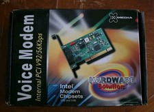 NEW in BOX Intel 56K V.92 VOICE Fax MODEM Pci CARD Win 98/ME/2000/XP Dial Up