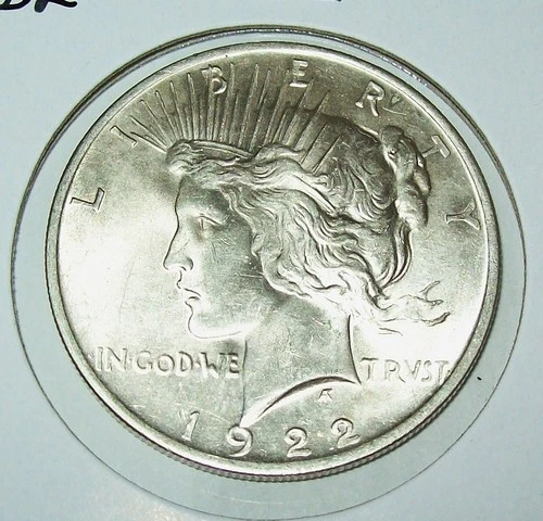 1922 Peace Silver Dollar BU Coin $1 Uncirculated
