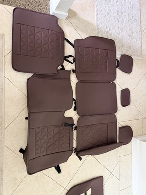 Toyota Tundra Seat Covers Full Set Custom Fit 2008-2026 Crewmax Double Cab Picku