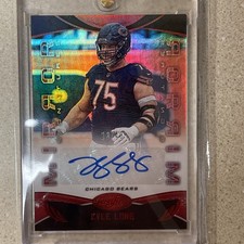 2019 Panini Certified - Signatures Kyle Long #MI-KL Mirror Red /40 (AU)