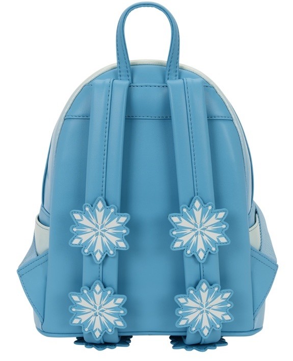 NWT Loungefly Disney Frozen Elsa Mini Backpack Blue Silver Sequin Snowflake NEW Loungefly Disney Frozen Elsa Sequin Mini | Mercari main image 3