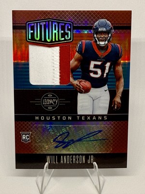 2023 Legacy WILL ANDERSON JR Futures Auto Ruby /100 Rookie Texans RC #FAPS-1