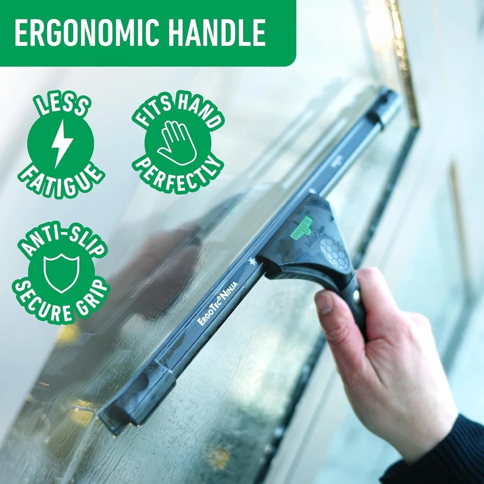ErgoTec Ninja Window Wiper 40° (Width 35 cm, Ergonomic Handle, with Soft Rubber - image 4 of 4