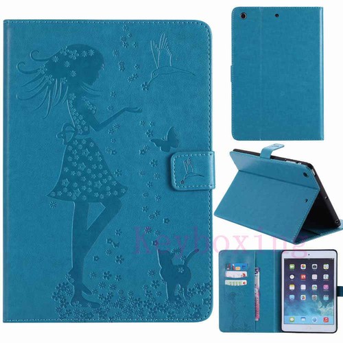 Embossed Smart Flip Leather Stand Case Cover For iPad 5th 6th Gen/Mini/Air/Pro - Picture 40 of 45