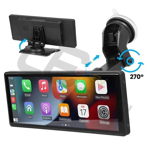10.26" Zoll Tragbarer Apple CarPlay und Android Auto Wireless Display Autoradio - Bild 8 von 17