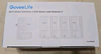 NEW Govee Life Wifi Smart Gateway 2 With Water Leak Detector 2, 4+1