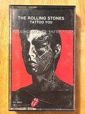 THE ROLLING STONES TATTOO YOU AUDIO CASSETTE TAPE USED 1981 CLASSIC ROCK ROLL