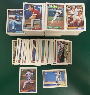 1992 Topps SET BREAK singles - stars, commons, rookies, Hall of Famers, #201-400