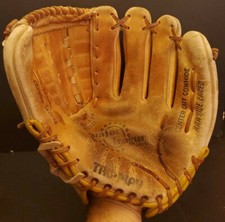 Vintage Tru-Play Baseball Glove TF55 Rare 11" Major League Model Softball