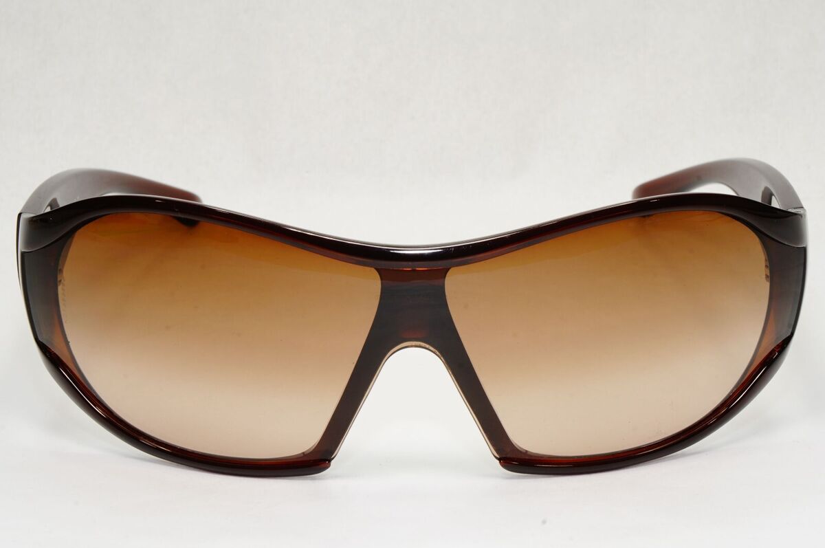 Chanel Sunglasses 2008 Vintage Shield Wrap Brown Visor 6017 Chanel Sunglasses 2008 Vintage Shield Wrap Brown Visor 6017