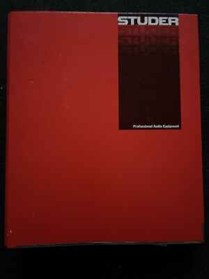 STUDER A764 operating + service instructions Bedienungsanleitung Service Manual