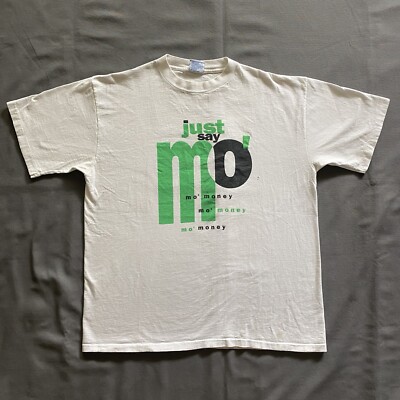 Vintage 1992 Mo Money Movie Promo T Shirt Mens XL White Damon Wayans 90s