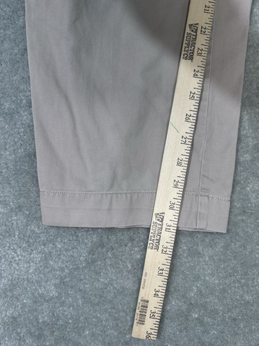Vintage Polo Ralph Lauren Mens 40x32 Philip Pant Flat Front Khaki Chino - Picture 5 of 13