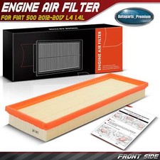 Engine Air Filter for Fiat	500	2012 2013 2014 2015-2017 L4 1.4L Flexible Panel