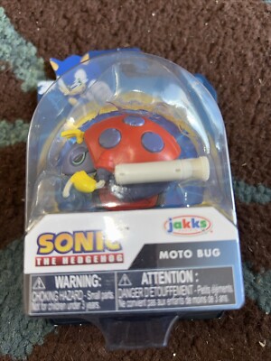 Sonic Hedgehog MOTO BUG 30th Anniversary *NEW* 2.5'' Figure Jakks Pacific 2021