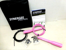 Synergee Speed Jump Rope Ball Bearing Handles Adjustable 10 ft Length NEW