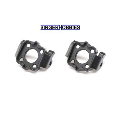 LOSI LOS314008 Mini LMT Aluminum Spindle Carrier Set, 0deg, Black HH