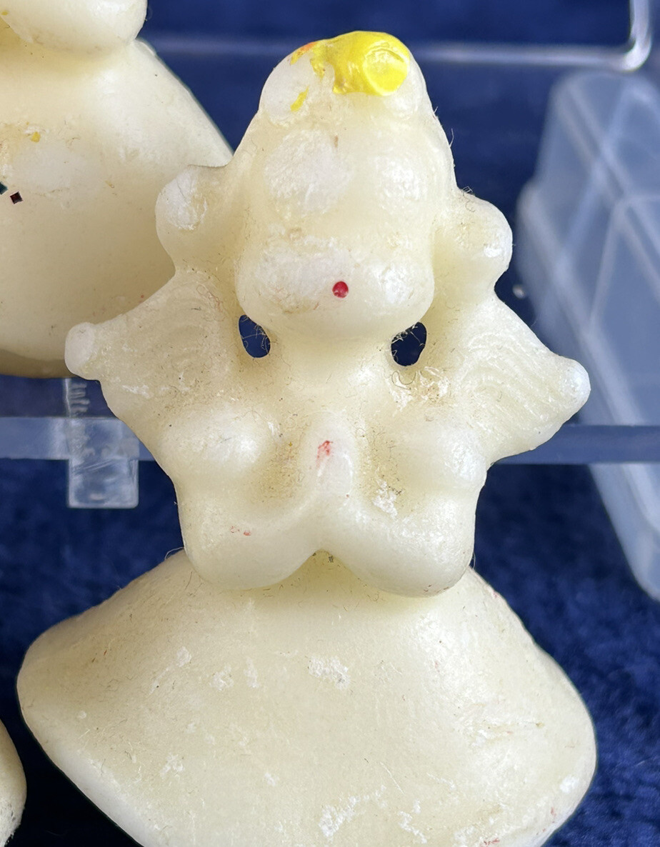VTG Gurley MCM Wax Candle LOT (5) Christmas Angel 3” eBay