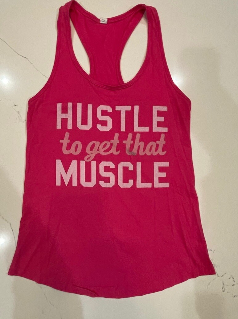 Ideal Women’s Athletic Pink Racerback Tank Top Size M