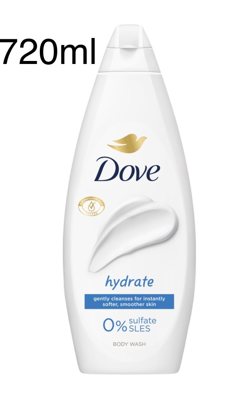 Dove Hydrate Shower Gel, 720ml - Image 5