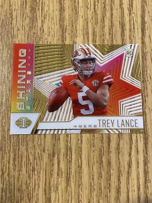 2021 Panini Illusions Trey Lance Rookie Shining Stars 49ers RC #SS-13