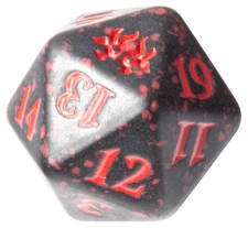 MTG Magic Spindown Die - Ravnica Allegiance - Rakdos - Lightly Used