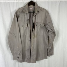 Large 1950s Big Yank Work Shirt Vintage Workwear