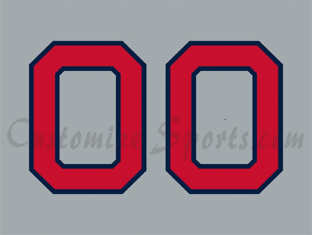 Baseball Boston Red Sox Customized Number Kit for 1972-1978 Road