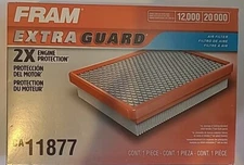 Fram CA11877 Extra Guard 2X Engine Protection Air Filter